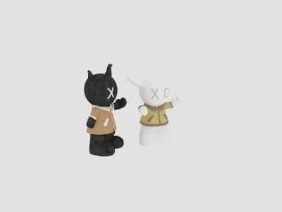 NEW DOLLS 3D PRINTABLE MODEL Low-poly 3D model