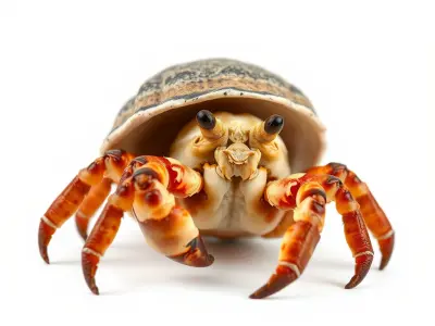 Hermit Crab Detailed Marine Creature model pack Low-poly 3D model