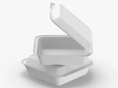 Cardboard Box Set 04 3D model