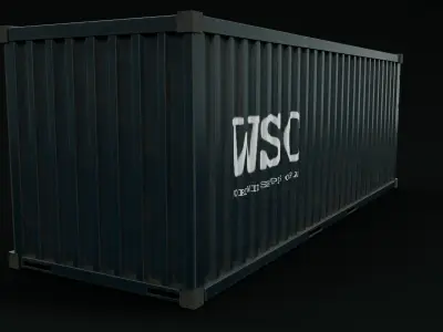 Shipping Container 3D model 3D model