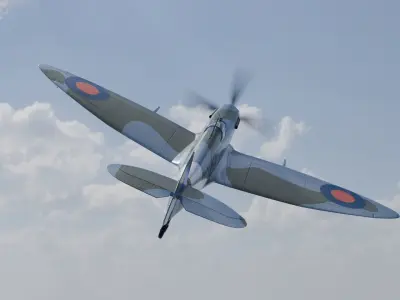 supermarine spitfire  3D model