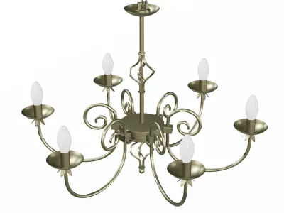 Chandelier Low-poly 3D model