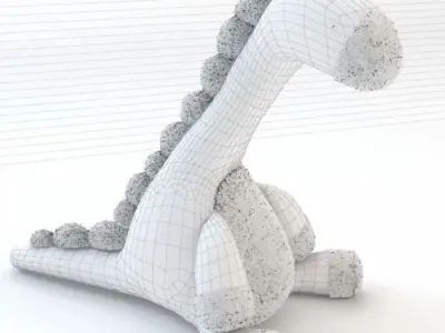 Dario Dinosaur Toy 3D model