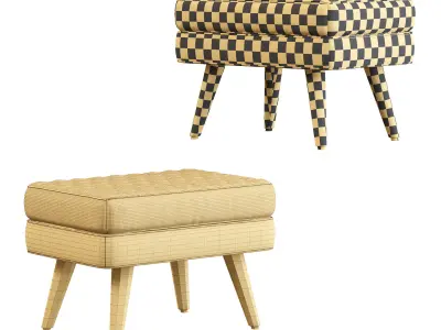 Bench seat Corolle 3D model buy