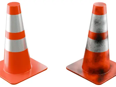 Traffic Cone - Free Project Files Free 3D model