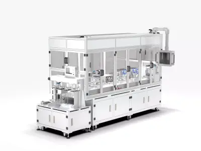 Automatic Soft Pack Battery Welding Line 3D model