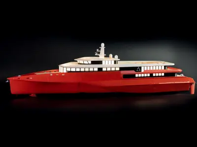 RC Jet Superyacht 3D print model