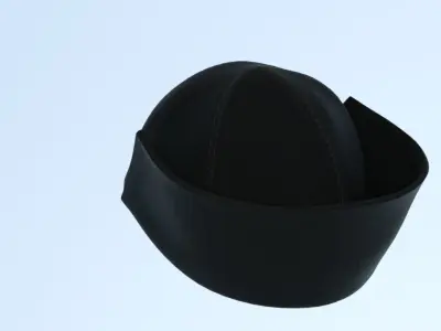 Officer Uniform cap 3D model