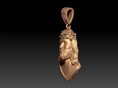 JESUS PENDANT 3D print model
