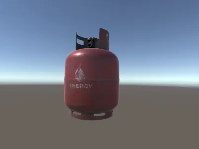 Propane Tank Low-poly 3D model buy