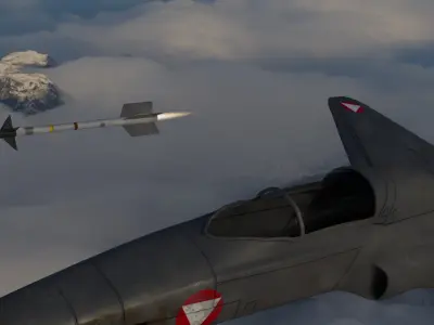 Air-to-Air Missile Pack 3D model