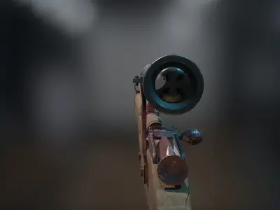 Mosin rifle Low-poly 3D model buy