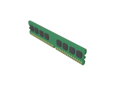 Cartoon Ram v1 001 Low-poly 3D model