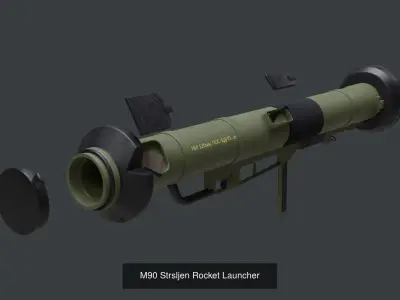 Yugoslav Rocket Launchers 3D Model Pack