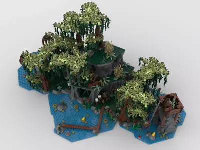 Goblin Camp 3D model