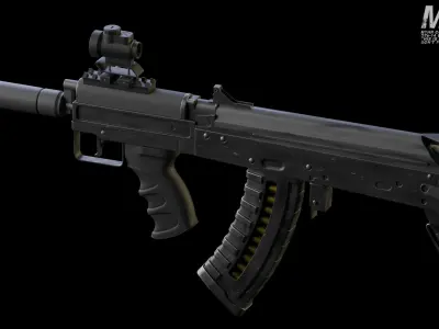OTs-14 Gr0za 3D model