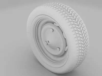 Dacia Wheel 3D model