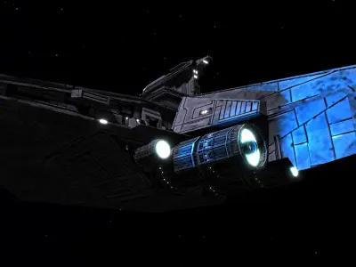 STAR WARS - ACCLAMATOR 2 CLASS ASSAULT SHIP 3D model