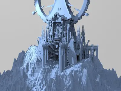 Tower Shrine of the Dark Gods  3D model