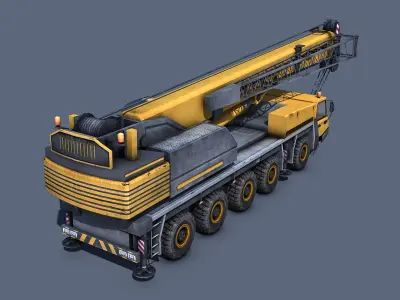 Mobile Crane 3D model purchase