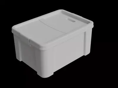3D Storage Bin 3D model