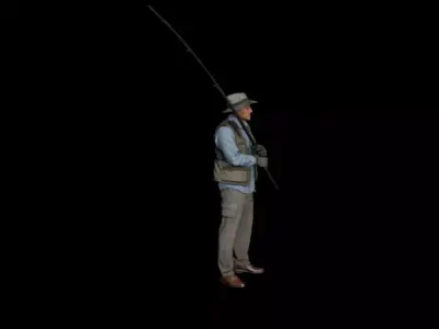 Fishing 3D model