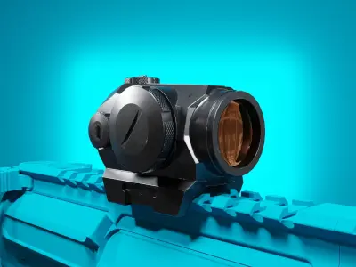 SIG SAUER Romeo 5 Optic Red Dot Low-poly 3D model