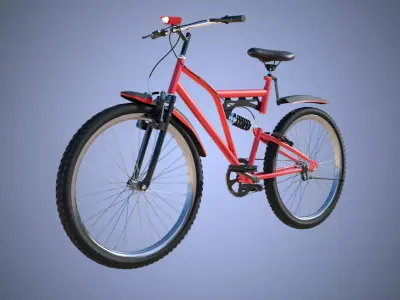 Bicycle 3D model 8