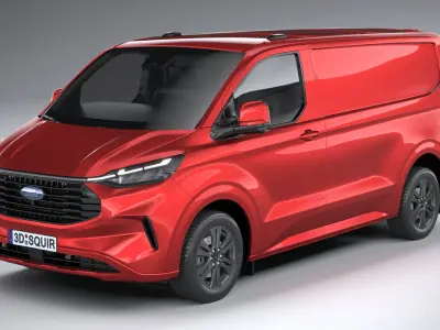 Ford Transit Custom base 2024 3D model