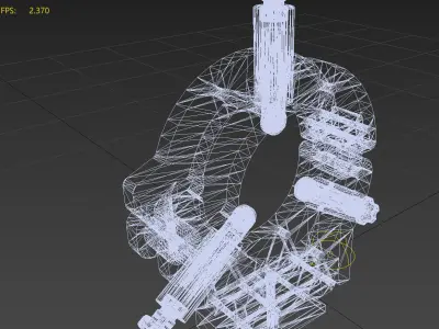 CNC tool holder 3D model