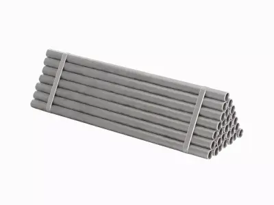 Industrial Pipes 04 3D model