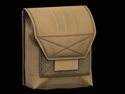 Spiritus Systems JSTA Pouch Low-poly 3D model
