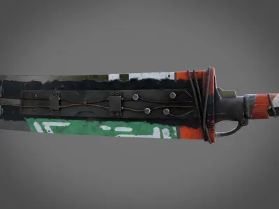 Sword - BioMutant Low-poly 3D model