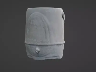 Water Cooler Low-poly 3D model