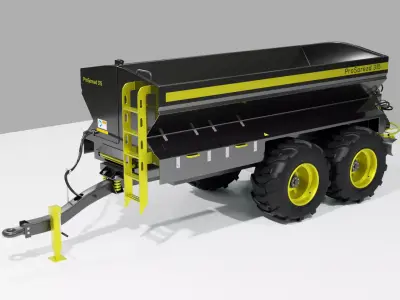 Fertilizer Spreader Agricultural Implement 3D model