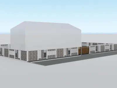 Boundary Wall 4 3D model