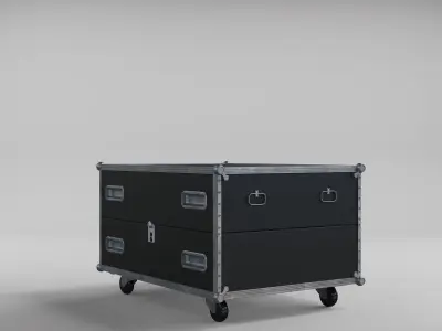 case slants 3d model flightcase 2 3D model