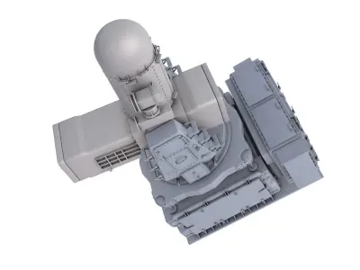 SeaRAM Ship Defense System 3D model