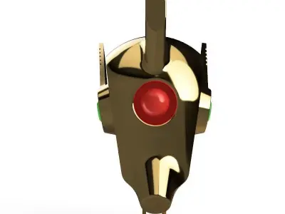 Robot Head  3D model purchase