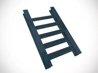 Slip Resistant Metal Stair Treads 3D model