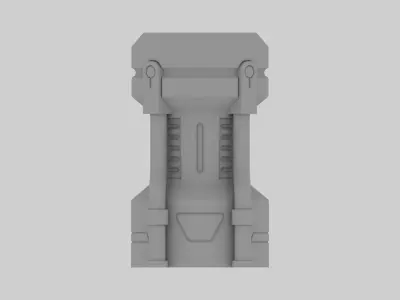 Industrial parts 02 3D model