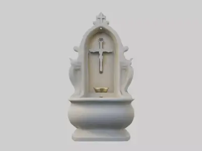 Holywaterfont Model Low-poly 3D model