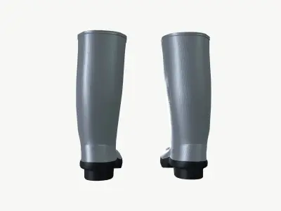 Heat resistant safety shoes 3D model