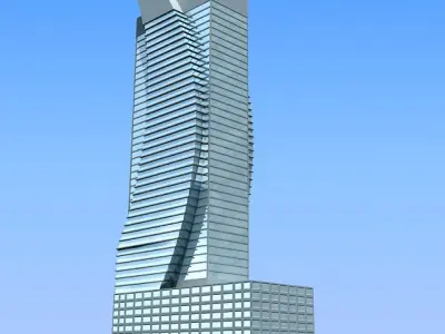 3D Building 84 3D model