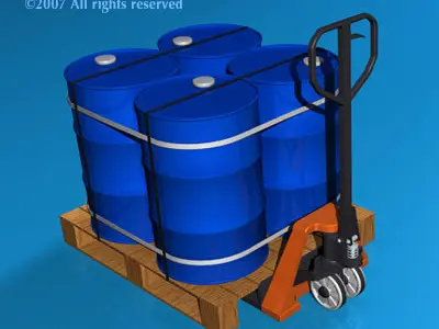 Pallet truck 3D model