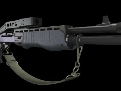 Franchi SPAS 12 3D model