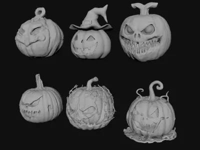 Pumpkin 3D model