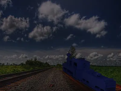 Steam Locomotive 3D model purchase