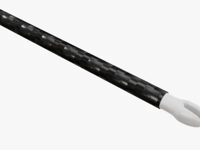 Fishing carbon arrow 3D model