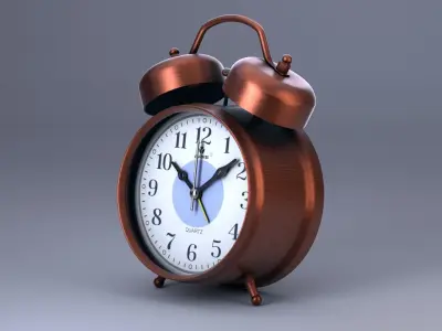 Antique clock 3D model